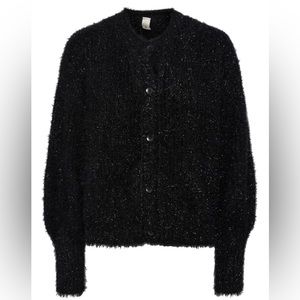 Y.A.S fuzzy knit cardigan